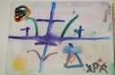 Church (Watercolor on Canvas) by Xiomara Patterson, Age 6